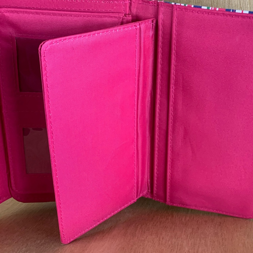 Striped Multi Section Wallet - Picture 7 of 8